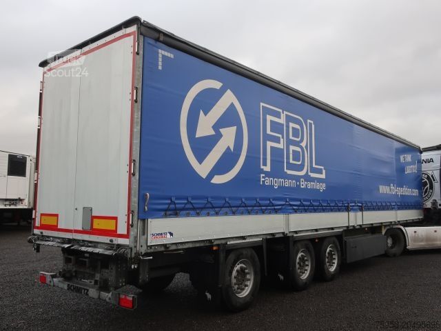 Naczepa otwarta z plandeką Schmitz Cargobull SCS 24/L-13.62 EB Bordwandsider Staplerhalterung