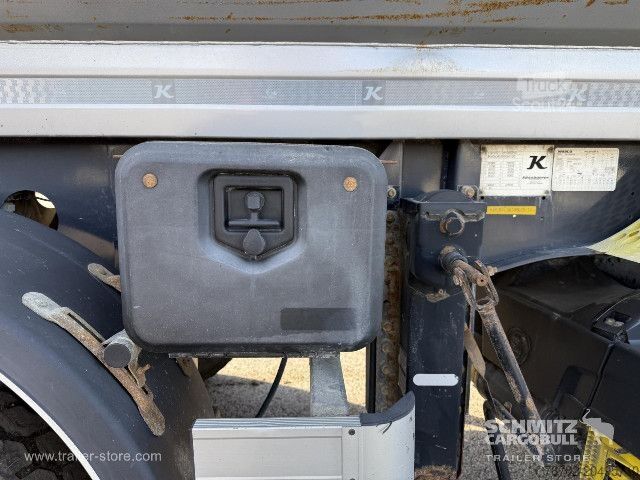 Tiptrailer Kässbohrer Tipper Steel half pipe body 27m³