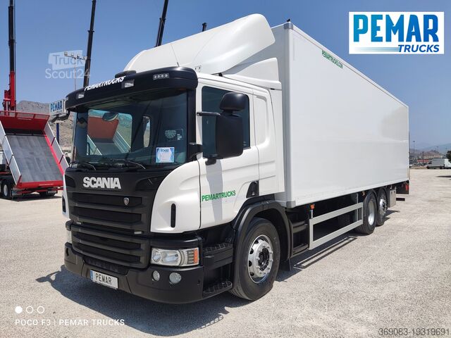 Camião de caixa fechada SCANIA P 450 6X2 CAJA CERRADA EURO 6