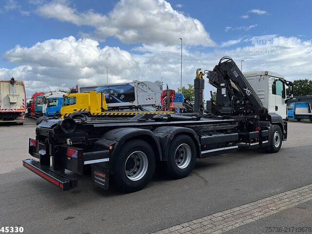 Hakenarmsystem MAN TGS 26.360 6x4 Hiab 12 Tonmeter laadkraan