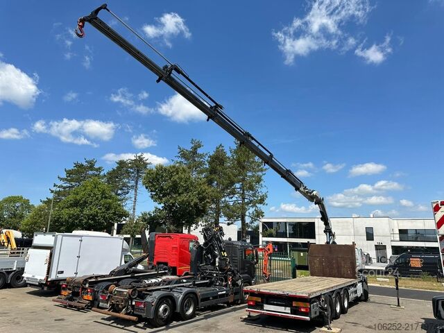 Læsseplatform Volvo FMX 330 8x4 TRIDEM PRITSCHE + KRAN EFFER 265 / ...