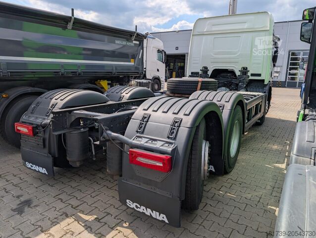 Śmieciarka SCANIA P 340 B6x2*4NA / chassis/ steereing axle