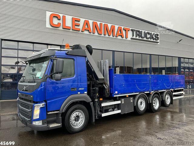 Camión grúa Volvo FM 460 8x4 Euro 6 HMF 26 tonmeter laadkraan