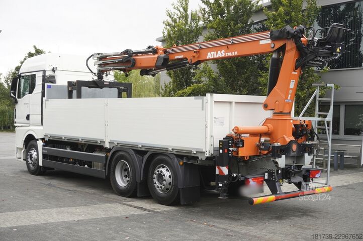 Plattform med kran MAN TGX 26.470 6x2-4 / 30 tho. km!!! / Atlas