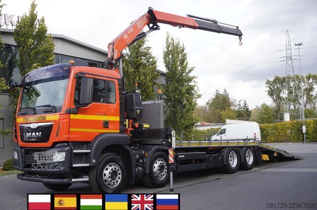 γερανός φορτηγού MAN TGS 35.360 E6 8×2 / Fassi F165A.2.22
