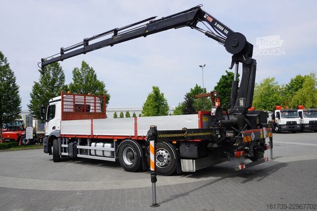 Платформа с краном Mercedes-Benz Antos 2540 6x2-4 / HIAB X-HIDUO 188 ES-4