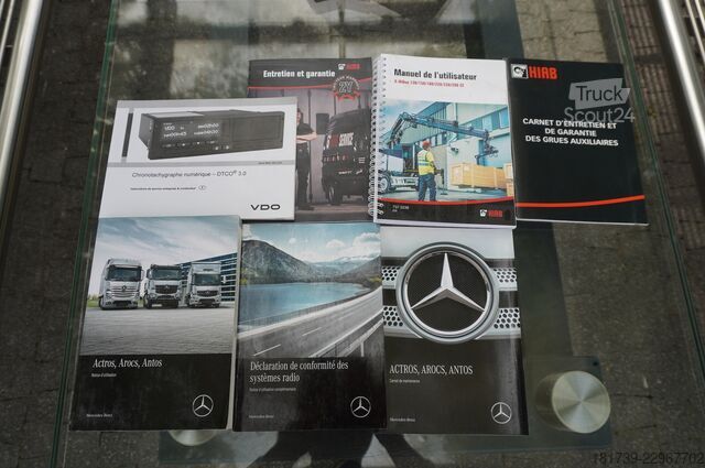 Платформа с краном Mercedes-Benz Antos 2540 6x2-4 / HIAB X-HIDUO 188 ES-4