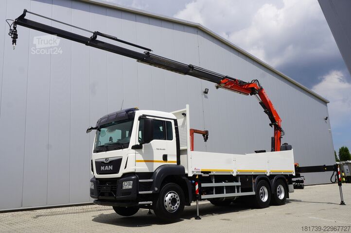 Πλατφόρμα με γερανό MAN TGS 26.420 6×4 / Fassi F215A.2.24 / 6,7m