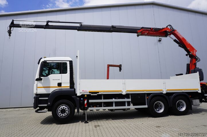 Πλατφόρμα με γερανό MAN TGS 26.420 6×4 / Fassi F215A.2.24 / 6,7m