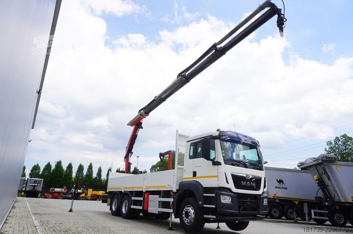 Πλατφόρμα με γερανό MAN TGS 26.420 6×4 / Fassi F215A.2.24 / 6,7m