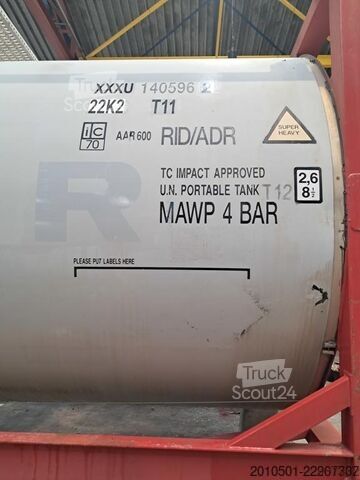 Säiliökontti 26m³ Tankcontainer TANK Container ISO Tankbehälter Transporttankcontainer