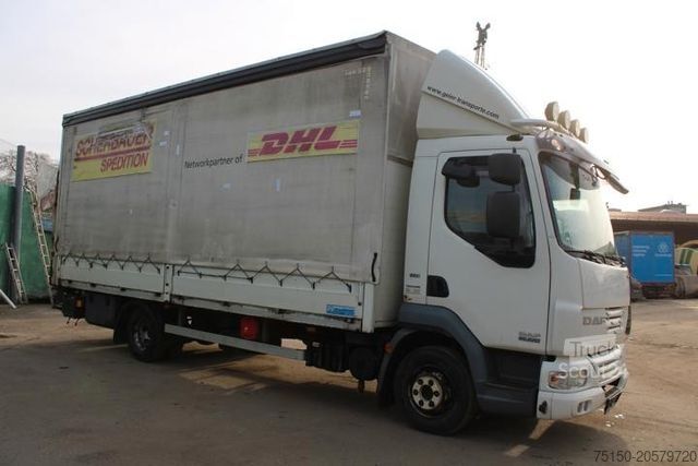 Transporter mit Pritsche & Plane DAF LF 45.220 4x2 BL - EURO 5 EEV LBW Nr.: 615