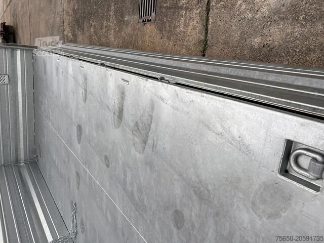 Billenő pótkocsi Möslein TTD 19 AB  19 t Tandem Kipper Tieflader2 x Aufsatzbordwänden-- Neufahrzeug --