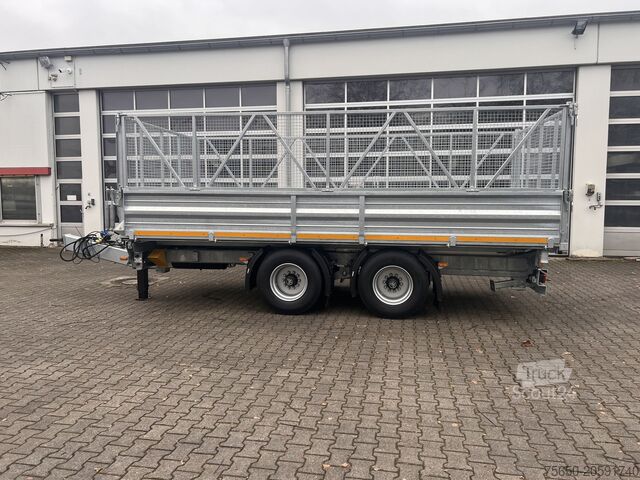 Remorcă basculantă Möslein TTD 19 AB neuer 19 t Tandemkipper TiefladerGitteraufsatz