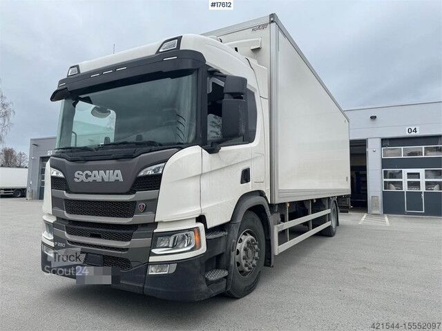 Koffer Scania P280 4x2 Box truck. WATCH VIDEO