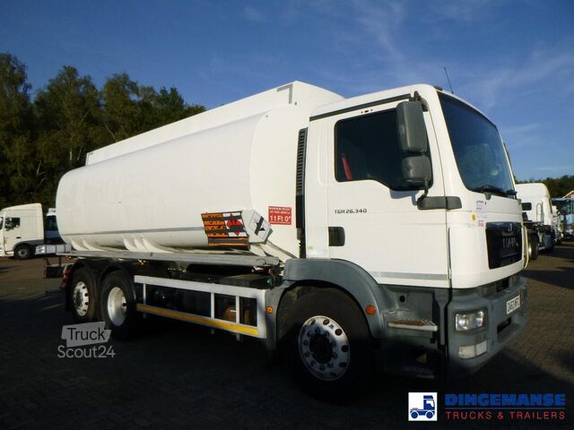Δεξαμενόπλοιο MAN TGM 26.340 6X2 RHD fuel tank 21 m3 / 5 comp