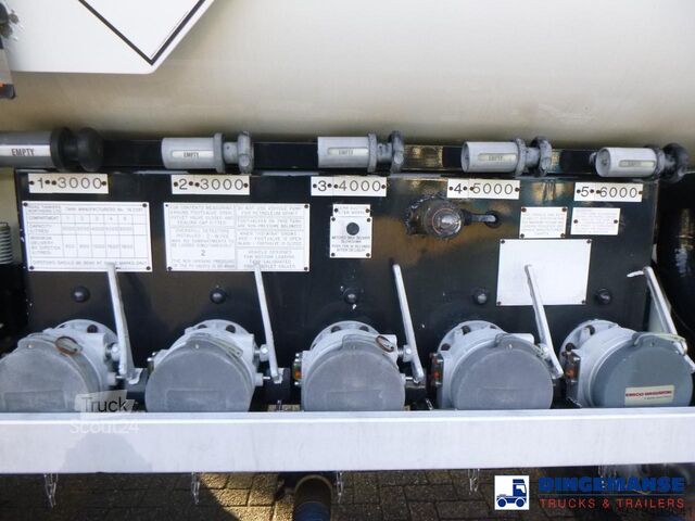 Cisternos MAN TGM 26.340 6X2 RHD fuel tank 21 m3 / 5 comp