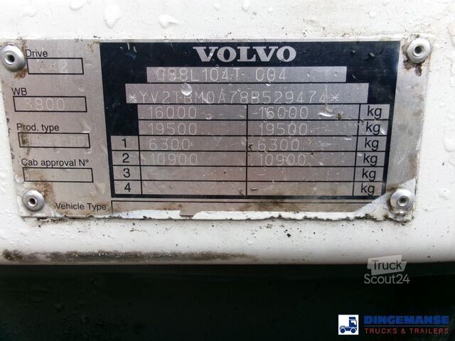 Tanker Volvo FL 240 4x2 RHD fuel tank 13 m3 / 4 comp