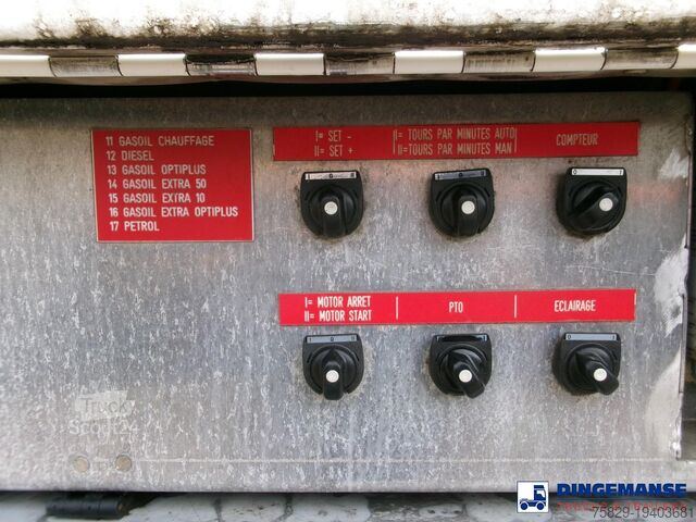 Танкер Volvo FM 380 6X2 fuel tank 20.6 m3 / 4 comp