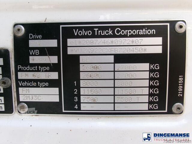 شاحنة صهريج Volvo FM 380 6X2 fuel tank 20.6 m3 / 4 comp