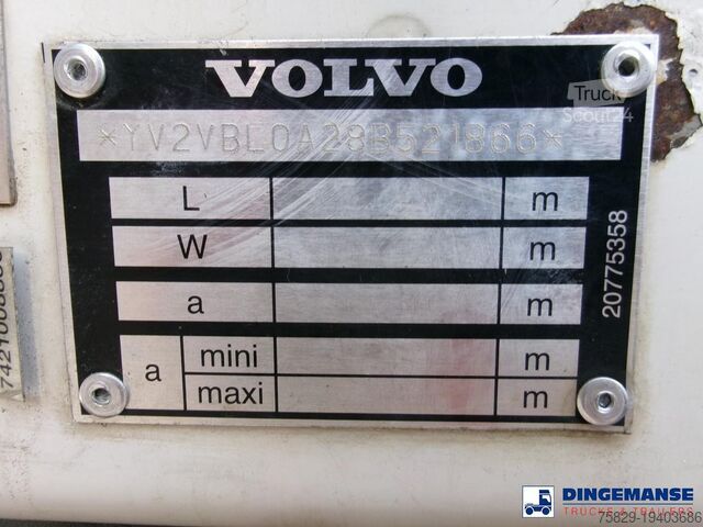 شاحنة صهريج Volvo FE 280 4X2 fuel tank 13.6 m3 / 4 comp / ADR 07...