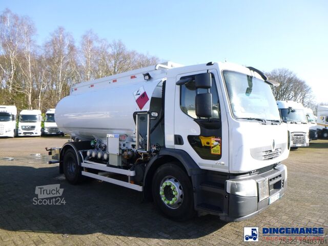 Camion-citerne Renault Premium 270 dxi 4x2 fuel tank 13.3 m3 / 4 comp