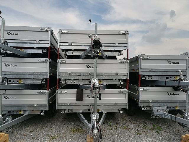 Autoc. cas. rib. a 3 lati Debon Elektro Dreiseitenkipper mit Laubgitter sofort