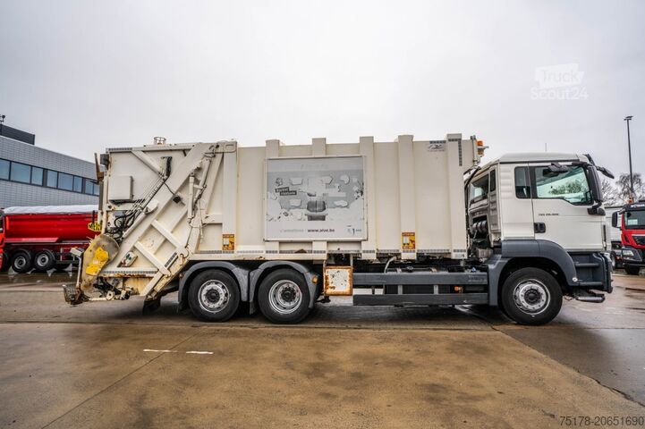 Vuilniswagen MAN TGS 26.320 BL - VDK PUSHER IIK