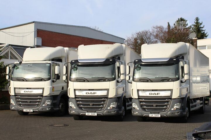 Φορτηγό κουτί (κουρμπαριστό) Daf CF 340 E6 Koffer 8,5m Klima LDW Rolltor LBW