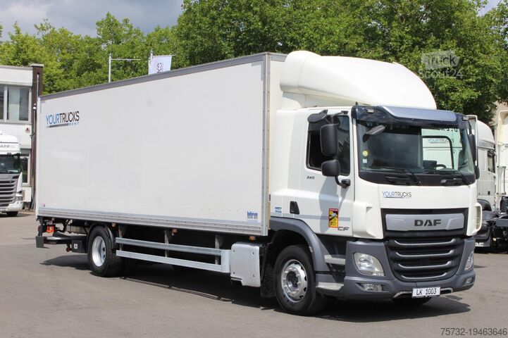 Φορτηγό κουτί (κουρμπαριστό) Daf CF 340 E6 Koffer 8,5m Klima LDW Rolltor LBW