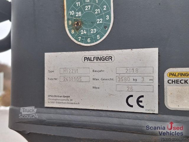 Holztransporter LKW Scania R 580 B6x4NB+Epsilon M12 Z