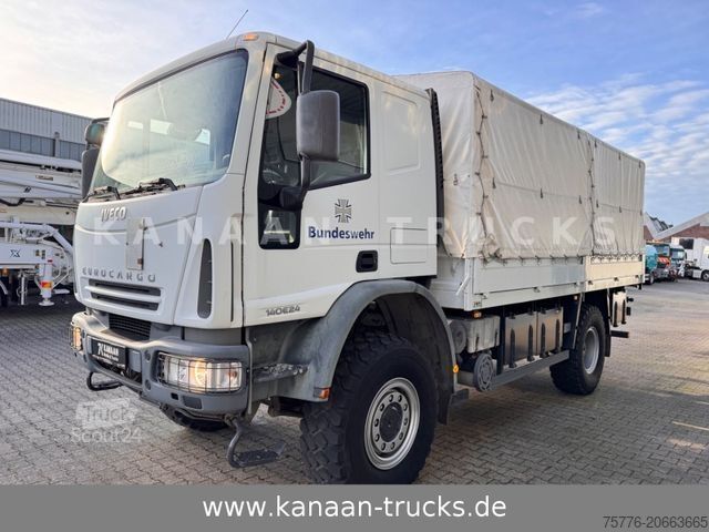 LKW mit Pritsche & Plane IVECO 140 E240 Eurocargo 4x4 Miltär Camper Expedition