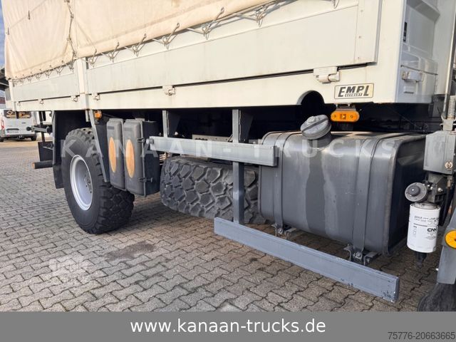 LKW mit Pritsche & Plane IVECO 140 E240 Eurocargo 4x4 Miltär Camper Expedition