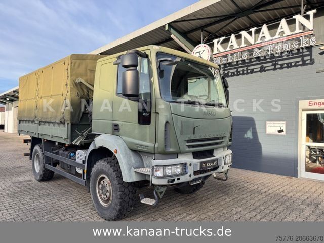 Valníkový nákladní automobil s plachtou IVECO ML100E22WM-BW 4x4 Miltär Camper Exped