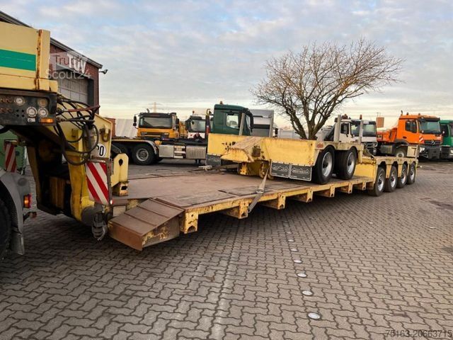 Zema profila puspiekabe NOOTEBOOM Tiefladesattelauflieger Euro-78-04 Tiefladeraufl