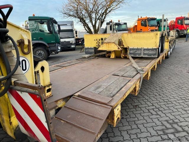 Zema profila puspiekabe NOOTEBOOM Tiefladesattelauflieger Euro-78-04 Tiefladeraufl