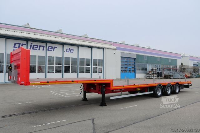 Zema profila puspiekabe KÄSSBOHRER JS / JUMBO PLATTFORM / LENKACHSE /BPW /CONTAINER
