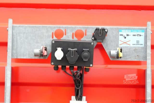 Zema profila puspiekabe KÄSSBOHRER JS / JUMBO PLATTFORM / LENKACHSE /BPW /CONTAINER