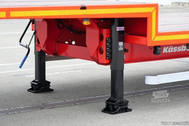 Zema profila puspiekabe KÄSSBOHRER JS / JUMBO PLATTFORM / LENKACHSE /BPW /CONTAINER