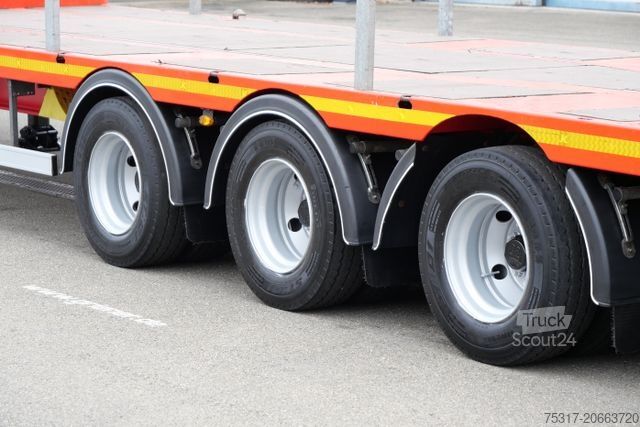 Zema profila puspiekabe KÄSSBOHRER JS / JUMBO PLATTFORM / LENKACHSE /BPW /CONTAINER