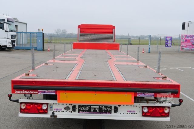 Zema profila puspiekabe KÄSSBOHRER JS / JUMBO PLATTFORM / LENKACHSE /BPW /CONTAINER