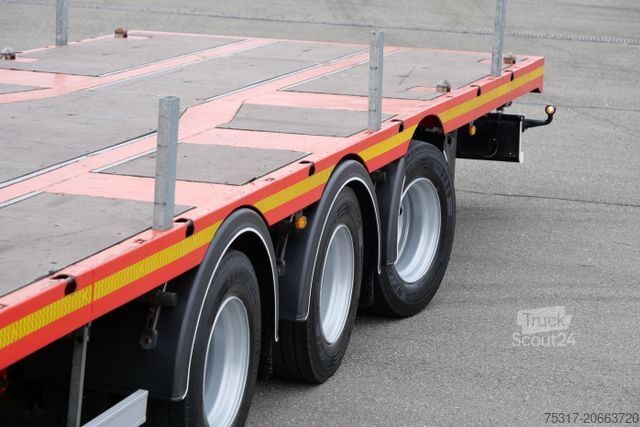 Zema profila puspiekabe KÄSSBOHRER JS / JUMBO PLATTFORM / LENKACHSE /BPW /CONTAINER