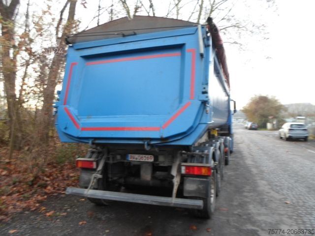 Semi-remorque benne SCHMITZ CARGOBULL Stahlmulde/ TÜV 12/2026 !!