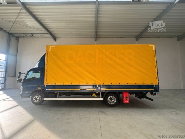 Dodávka s plachtovou bočnicou FUSO Canter 7C18 Pritsche Plane mit Ladebordwand