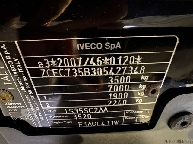 شاحنة بانل IVECO Daily 35S16 Kastenwagen 3 stück *Klima*
