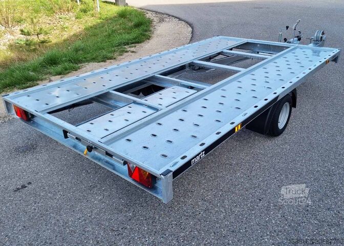 Remolque de plataforma baja Martz Auto Transporter Anhänger 1,5t 3,6m NEU