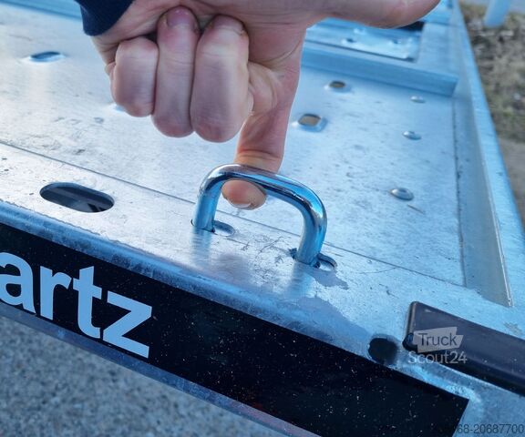 Remolque de plataforma baja Martz Auto Transporter Anhänger 1,5t 3,6m NEU