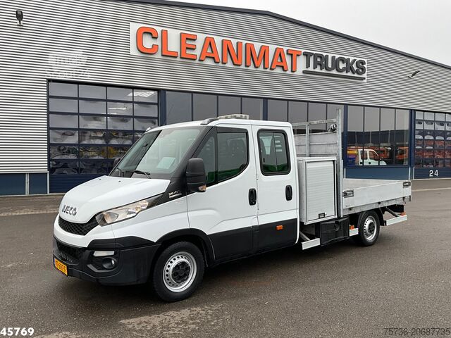 Camion de gunoi Iveco Daily 35S17D Kipper 7 persoons Just 95.281 km!