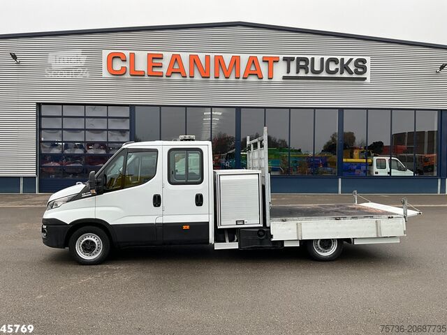 Camion de gunoi Iveco Daily 35S17D Kipper 7 persoons Just 95.281 km!