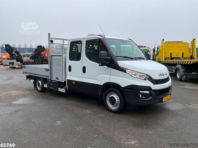 Camion de gunoi Iveco Daily 35S17D Kipper 7 persoons Just 95.281 km!